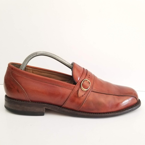 Vintage FOOTJOY Classics USA Mens Dress Shoes Brown Leather Bicycle Toe Size 9.5 main image 13